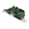 Universal PCI Bus, 3-axis Stepper Motor/Servo Control Card (Limited Functions and Economical) Includes: CA-9-2502 (9-pin Male and 25-pin Female D-Sub Cable, Length 0.2 M), CA-PC09F (9-pin Female D-Sub Connector with Plastic Cover), CA-PC09M (9-pin Male D-ICP DAS